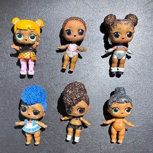L.O.L. Surprise! Dolls Set - Yellow, Pink, Blue, Silver